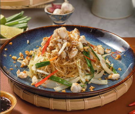 Miến Xào Cua