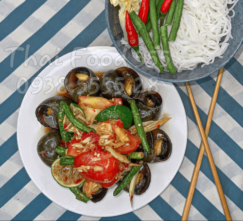 Ốc Bươu Trộn Xốt 
