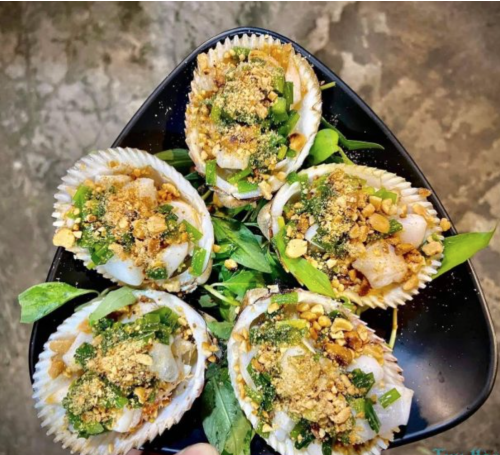 Sò Lông Nướng Mỡ Hành