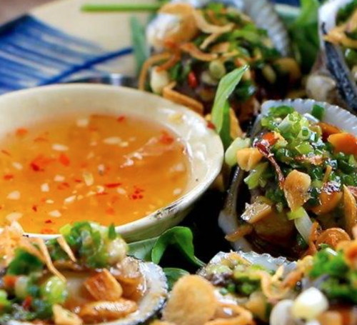 Sò Lông Nướng Mắm Ớt