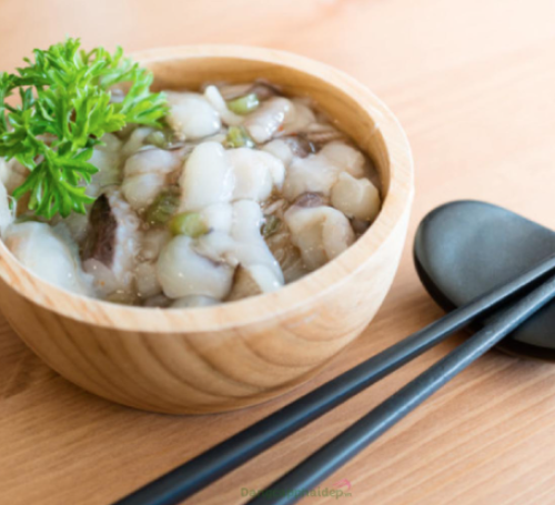 Bạch  tuộc xốt mù tạc