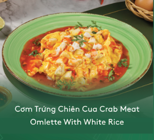 Cơm trứng chiên cua  (trẻ em)