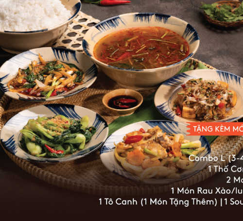 Set combo L : 3 - 4  người ăn 