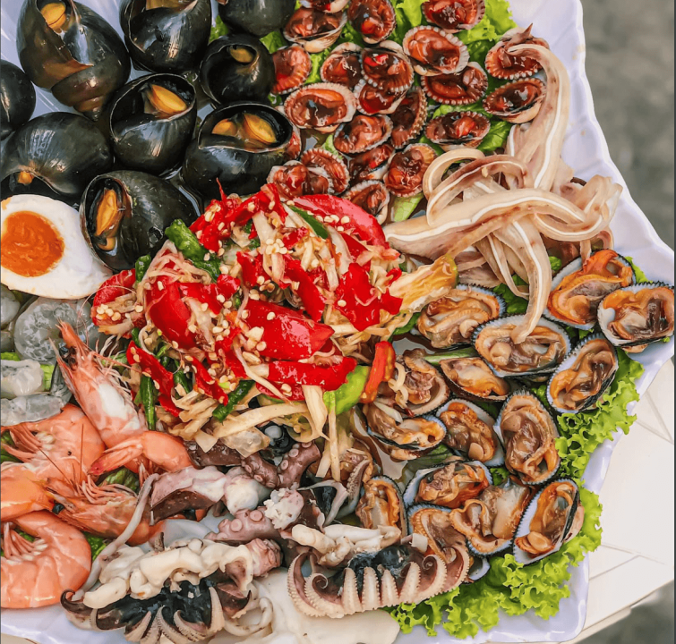 Thập Cẩm Trộn Xốt (chọn tối đa 4 topping, trừ cá hồi, cá trích, ghẹ)