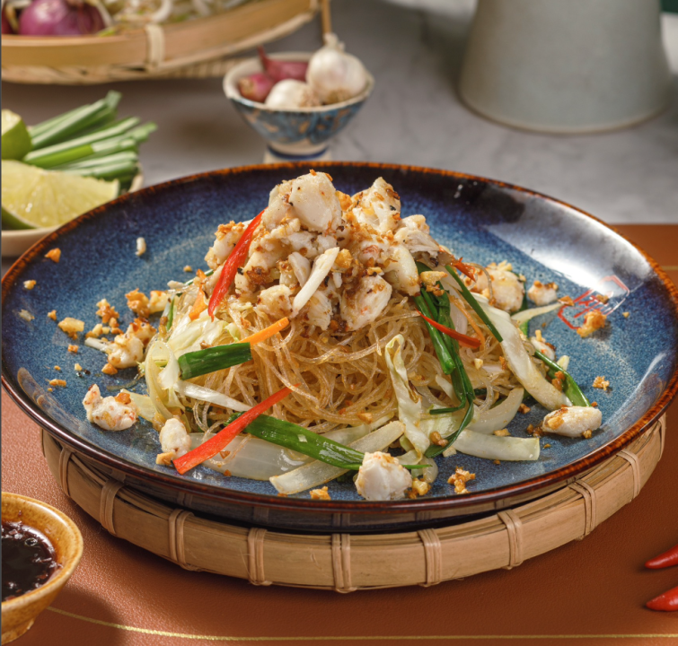 Miến Xào Cua